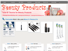 Tablet Screenshot of beautyproducts4today.com